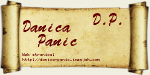 Danica Panić vizit kartica